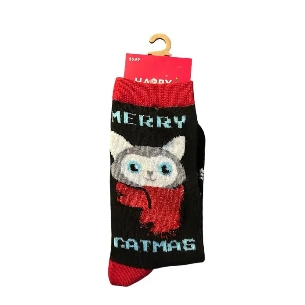 Holiday Socks-Set of 3 Fits Shoe Size 4-10 NWT